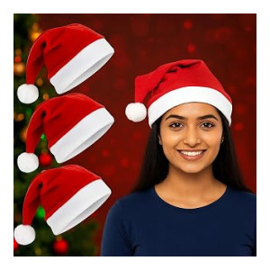 Christmas Santa Caps at Rs62 | Amazon Deal