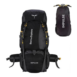 Impulse 80L Rucksack Black at Rs1070 | Amazon Deal