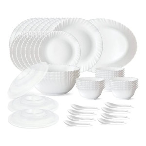 Larah by Borosil 47 pc Dinner Set at Rs1779 | Amazon Deal