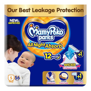 MamyPoko All Night Diapers Small 56S at Rs308 | Amazon Deal