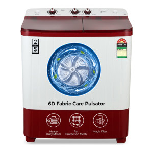 Midea 6.5 kg Semi Automatic Washing Machine at Rs5355 | Flipkart Deal