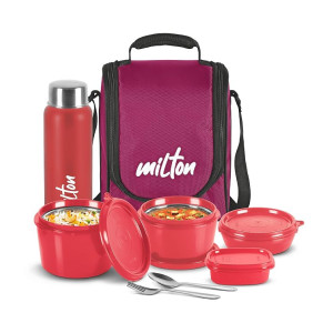 Milton Pro Lunch Box Maroon at Rs602 | Amazon Deal