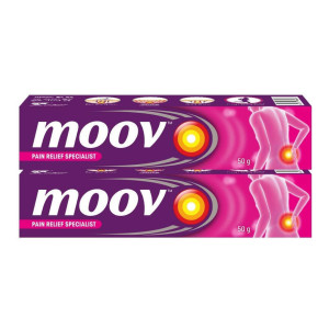 Moov Pain Relief Cream 2x50g at Rs175 | Flipkart Deal