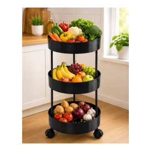 PRIKAP Plastic Kitchen Trolley at Rs92 | Flipkart Deal
