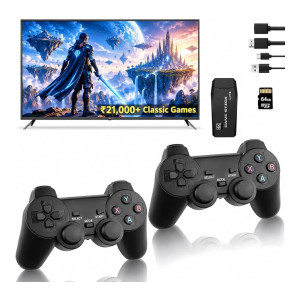 Retro Game Stick 4K Console at Rs5 | Amazon Deal