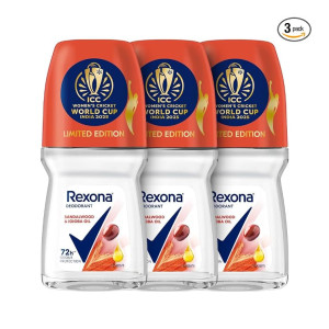 Rexona Sandalwood Jojoba Roll On 3 Pack at Rs298 | Amazon Deal