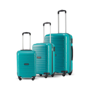 SNITCH Loop 3Pc Teal Suitcase Set at Rs3240 | Amazon Deal