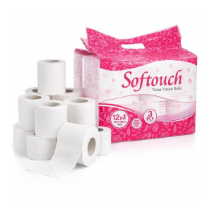 Softouch Toilet Tissue Roll 12 Pack at Rs165 | Amazon Deal