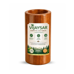 Vijaysar Wood Glass with Neem at Rs499 | Amazon Deal