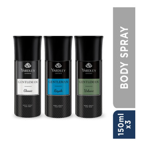 Yardley London Gentleman Deo Tripack at Rs225 | Flipkart Deal