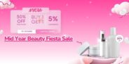 Enjoy Up to 50% Off + Free Shipping at Mid Year Beauty Fiesta Sale