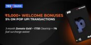 Yes Bank Pop‑Club Credit Card – Everyday Rewards & ₹840 Cashback!